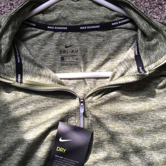 Army Green Quarter Zip- Nike - Picture 4 of 7